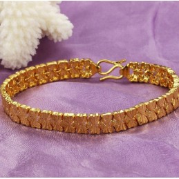 Bracelet Plaqué Or 18 Carats Pour Femme, Durable Et Résistant