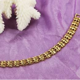 Bracelet Femme Plaqué Or 18 Carats De Haute Qualité