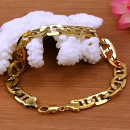 Bracelet Femme Plaqué Or 18 Carats De Haute Qualité