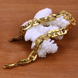 Bracelet Femme Plaqué Or 18 Carats De Haute Qualité