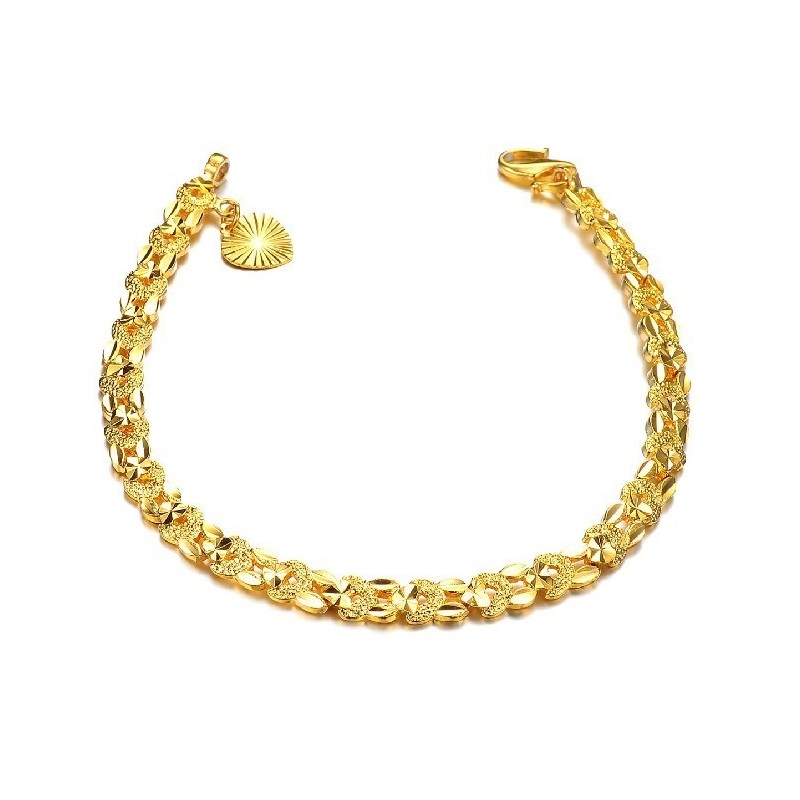 Bracelet Élégant En Plaqué Or 18 Carats Pour Femme, Qualité Et Quantité Garanties Bracelet Élégant En Plaqué Or 18 Carats Pour Femme, Qualité Et Quantité Garanties