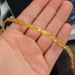 Bracelet Élégant En Plaqué Or 18 Carats Pour Femme, Qualité Et Quantité Garanties