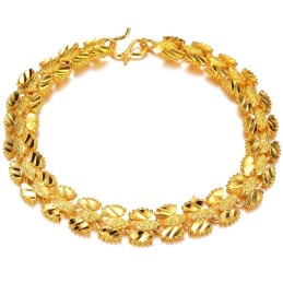 Bracelet Plaqué Or 18 Carats Pour Femme, Facile À Utiliser