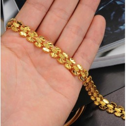 Bracelet Plaqué Or 18 Carats Pour Femme, Facile À Utiliser