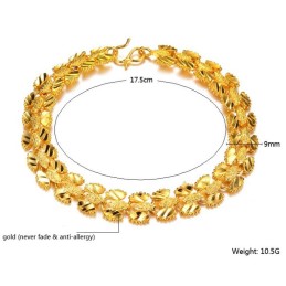 Bracelet Plaqué Or 18 Carats Pour Femme, Facile À Utiliser
