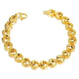 Bracelet Femme Plaqué Or 18 Carats De Haute Qualité