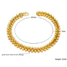 Bracelet Femme Plaqué Or 18 Carats, Grande Variété
