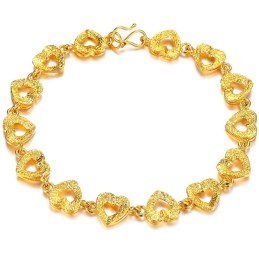 Bracelet Plaqué Or 18 Carats Pour Femme, De Renommée Mondiale