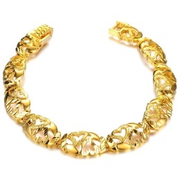 Bracelet Plaqué Or 18 Carats Pour Femme, De Réputation Fiable