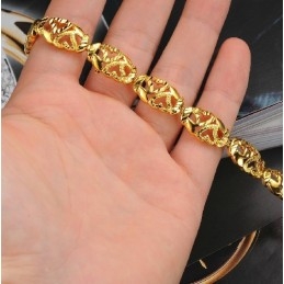 Bracelet Plaqué Or 18 Carats Pour Femme, De Réputation Fiable