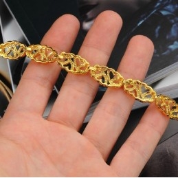 Bracelet Plaqué Or 18 Carats Pour Femme, De Réputation Fiable