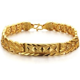 Bracelet Classique Pour Femme Plaqué Or 18 Carats, Qualité Et Quantité Garanties