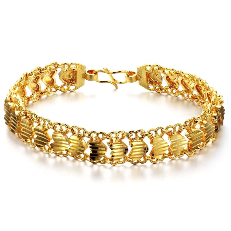 Bracelet Plaqué Or 18 Carats Pour Femme, Facile À Utiliser