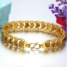 Bracelet Plaqué Or 18 Carats Pour Femme, Facile À Utiliser