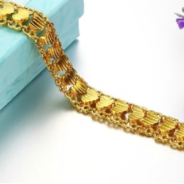 Bracelet Plaqué Or 18 Carats Pour Femme, Facile À Utiliser