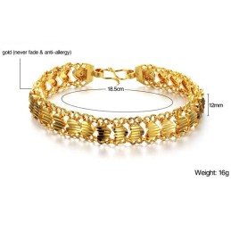 Bracelet Plaqué Or 18 Carats Pour Femme, Facile À Utiliser