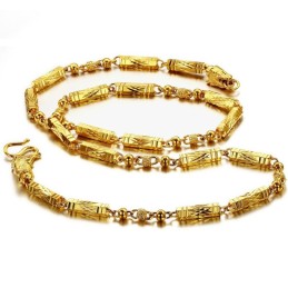 Collier Plaqué Or 18 Carats Pour Femme, Qualité Et Quantité Garanties