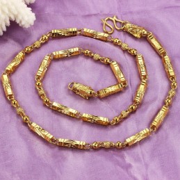 Collier Plaqué Or 18 Carats Pour Femme, Qualité Et Quantité Garanties
