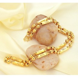 Collier Plaqué Or 18 Carats Pour Gommage Masculin Facile À Utiliser