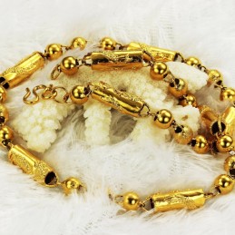 Collier Plaqué Or 18 Carats À Motif Dragon Masculin De Haute Qualité