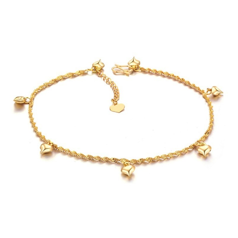 Bracelet De Cheville Plaqué Or 18 Carats Pour Femme, Grande Variété Bracelet De Cheville Plaqué Or 18 Carats Pour Femme, Grande Variété