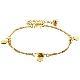 Bracelet De Cheville Plaqué Or 18 Carats Pour Femme, Qualité Et Quantité Garanties
