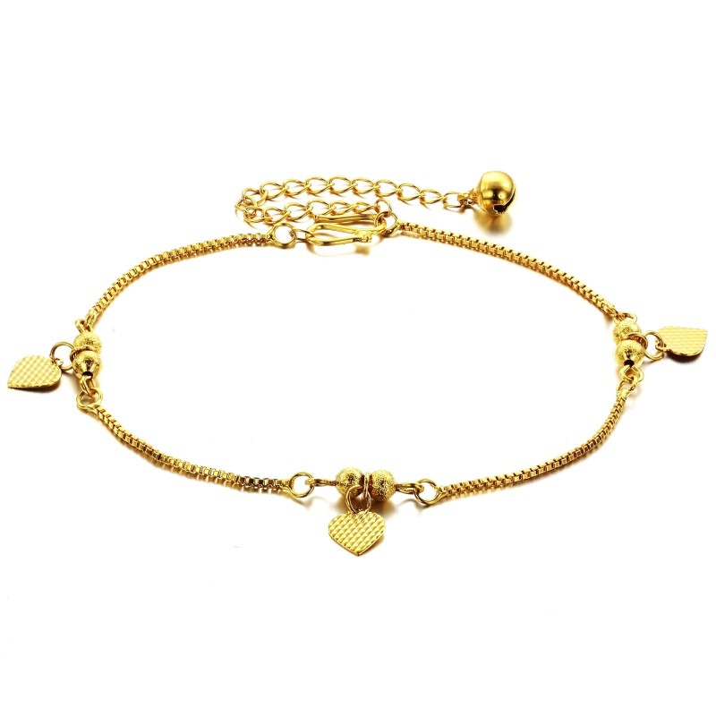 Bracelet De Cheville Plaqué Or 18 Carats Pour Femme, Qualité Et Quantité Garanties Bracelet De Cheville Plaqué Or 18 Carats Pour Femme, Qualité Et Quantité Garanties