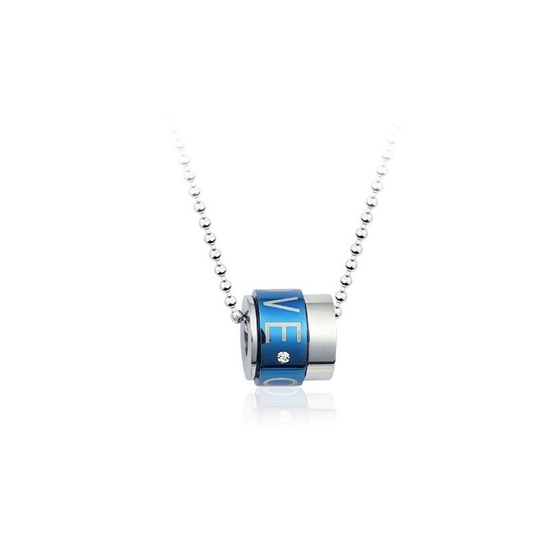 Pendentif Tendance En Titane Pour Homme - Chaîne Offerte Pendentif Tendance En Titane Pour Homme - Chaîne Offerte