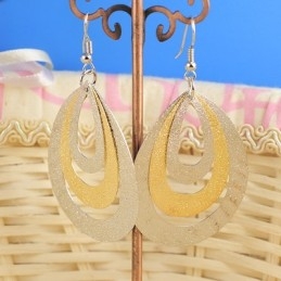 Boucles D'Oreilles En Titane