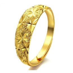 Bague Classique Pour Femme En Plaqué Or 18 Carats De Qualité Supérieure