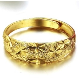 Bague Classique Pour Femme En Plaqué Or 18 Carats De Qualité Supérieure