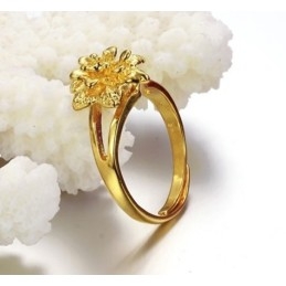 Bague Classique Plaquée Or 18 Carats Pour Femme, Grande Variété