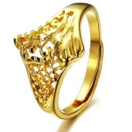 Bague Classique Pour Femme En Plaqué Or 18 Carats, La Reine De La Qualité