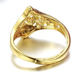 Bague Classique Pour Femme En Plaqué Or 18 Carats, La Reine De La Qualité