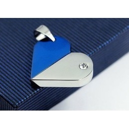 Magnifique Pendentif Déformable En Titane En Forme De Cœur - Chaîne Offerte
