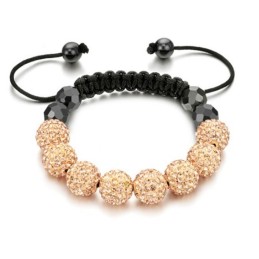 Bracelet En Cristal En Forme De Boule Pour Femme De Qualité Supérieure