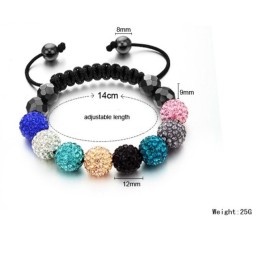 Bracelet En Cristal En Forme De Boule Pour Femme De Qualité Supérieure