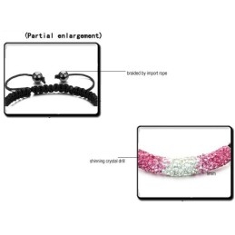 Bracelet Boule En Cristal Pour Femme, Complet Avec Spécifications