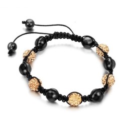 Bracelet En Cristal De Haute Qualité En Forme De Boule Pour Femme