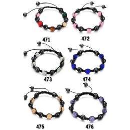 Bracelet En Cristal De Haute Qualité En Forme De Boule Pour Femme