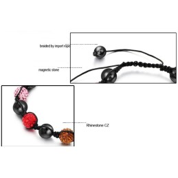 Bracelet En Cristal De Haute Qualité En Forme De Boule Pour Femme