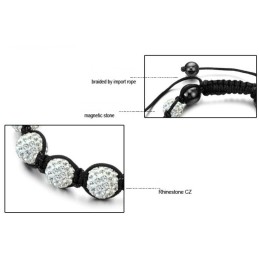 Bracelet En Cristal En Forme De Boule Pour Femme D'Excellente Qualité