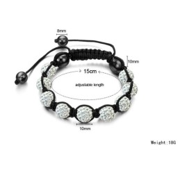 Bracelet En Cristal En Forme De Boule Pour Femme D'Excellente Qualité