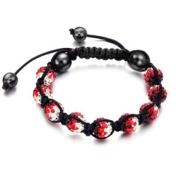 Bracelet En Cristal De Haute Qualité En Forme De Boule Pour Femme