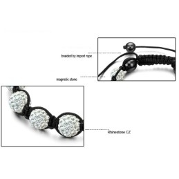 Bracelet En Cristal De Haute Qualité En Forme De Boule Pour Femme