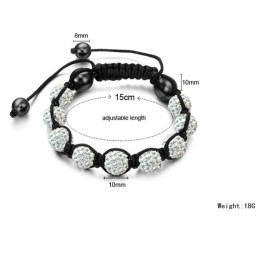 Bracelet En Cristal De Haute Qualité En Forme De Boule Pour Femme