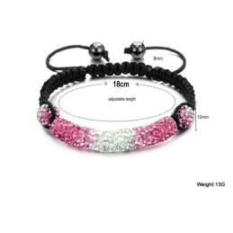 Bracelet En Cristal De Haute Qualité En Forme De Boule Pour Femme