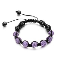 Bracelet Boule En Cristal Pour Femme, Complet Avec Spécifications