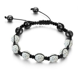 Bracelet Boule En Cristal Pour Femme, Complet Avec Spécifications