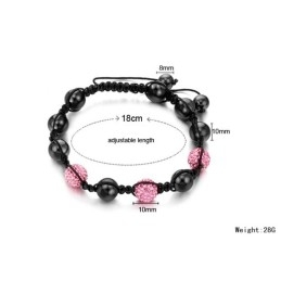 Bracelet En Cristal De Haute Qualité En Forme De Boule Pour Femme